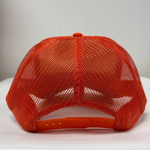 NHIM God Is Good Groovy Orange Trucker Hat, Size OSFM - Picture 3 of 6